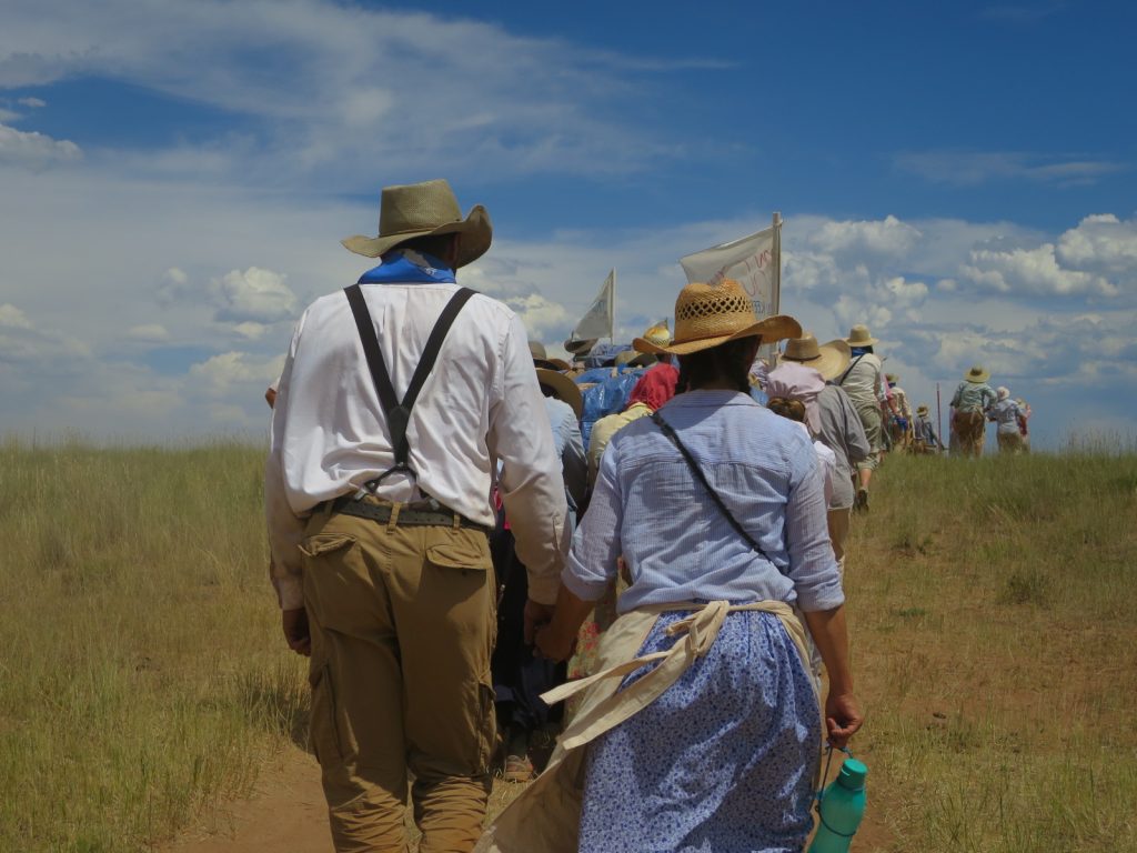 White Mountain LDS Stake re-enacts pioneer handcart trek, Apache County